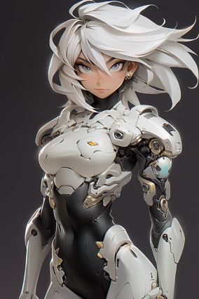 科幻机器人女孩安川晴子