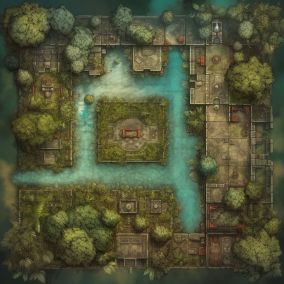 [V5] 淹没在丛林中的古城战斗地图