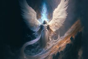 天使探访白色翅膀