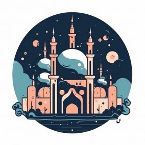 [V5] 阿拉伯卡通eid标志