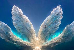 天使翅膀水晶海