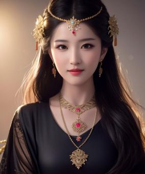 中国礼服美女