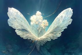 天使翅膀水晶海