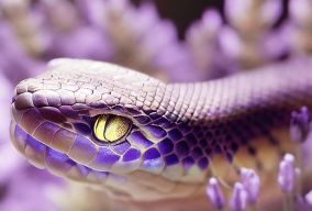 淡紫色乳白色鳞片的蛇