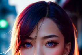 迷人眼睛的亚洲美女