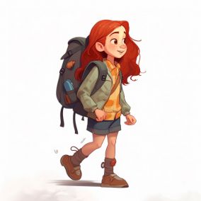 [V5] 一个背着背包的小女孩