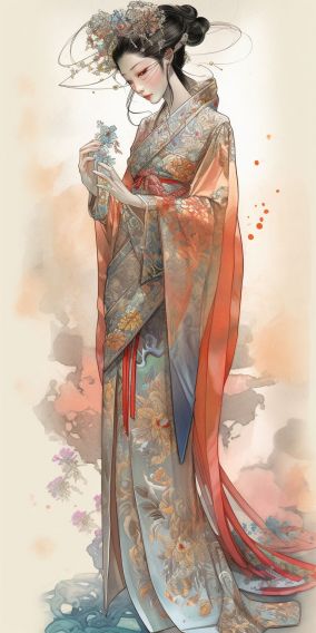 [V5] 美丽的中国人全身肖像