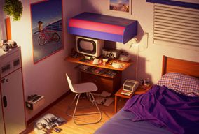 20世纪80年代青少年卧室