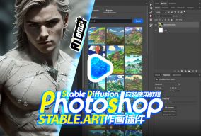 [视频] Photoshop的SD作画插件stable.art安装使用教程
