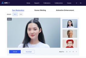 腾讯AI人脸修复/抠图/图片放大平台