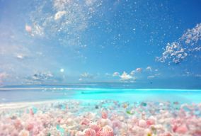 马尔代夫的白色海滩